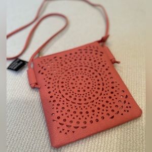 NWT coral cross body